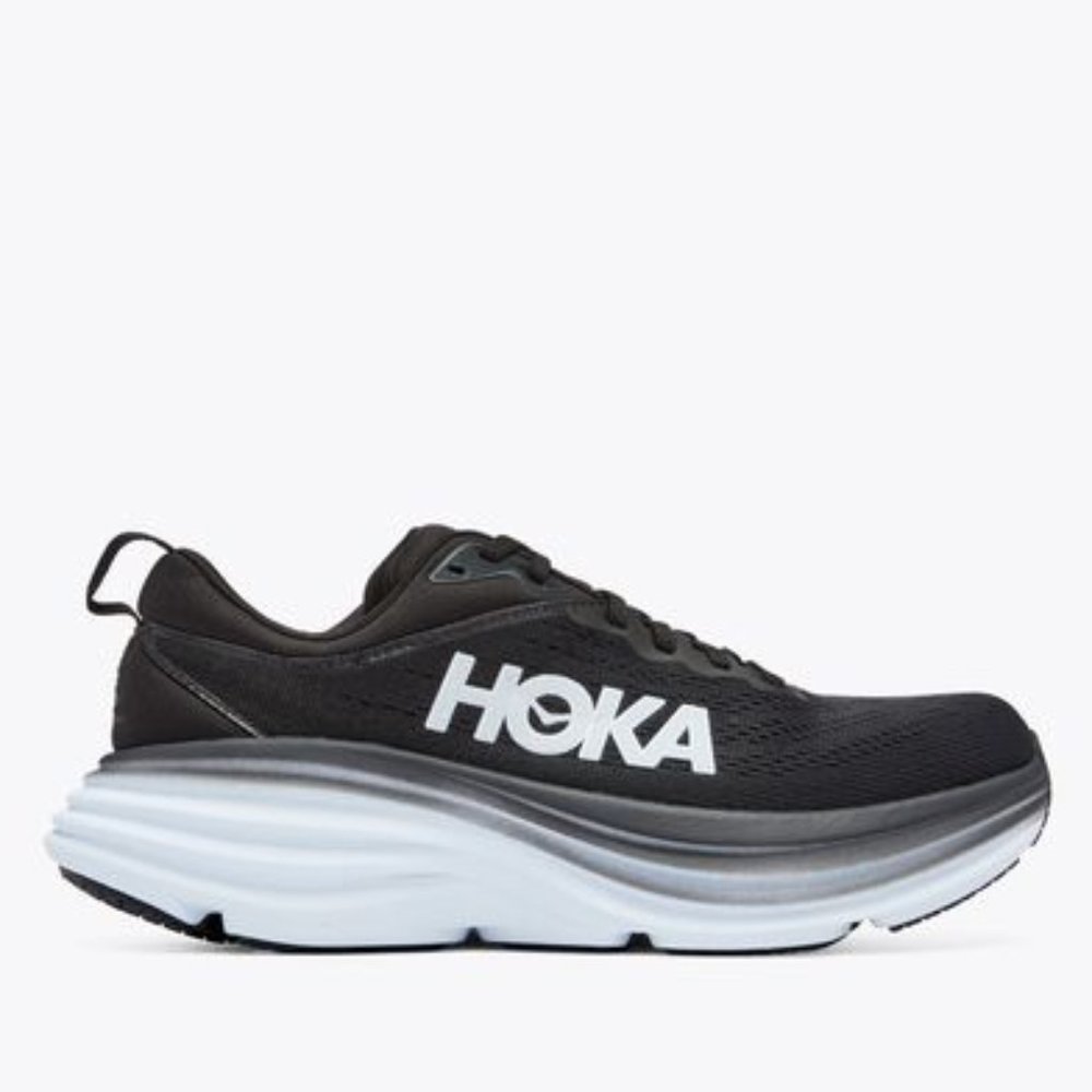 Hoka Bondi 8 Womens  Black / White  size 8.5
